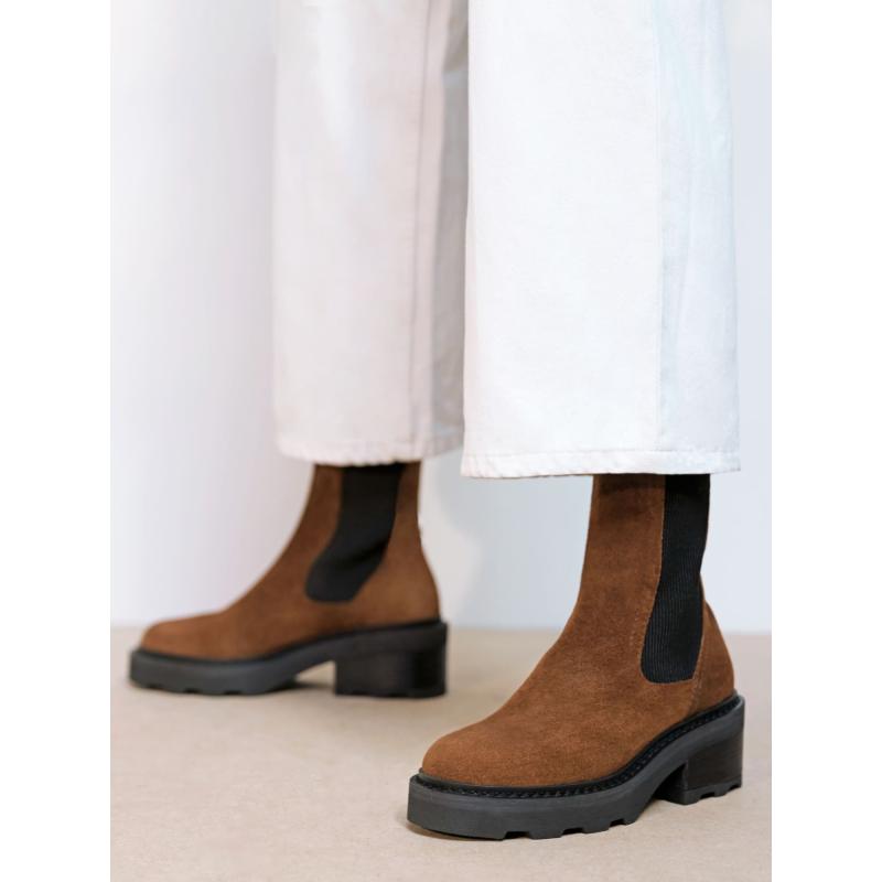 MIKE CHELSEA - OIL SUEDE - CHESTNUT